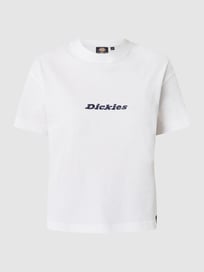 Boxy Fit T-Shirt mit Logo Modell 'Loretto' von Dickies Weiß - 28