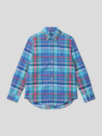 Hemd mit Tartan-Karo von Polo Ralph Lauren Teens Blau / Türkis - 3