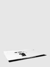 Handtuch mit Label-Print Modell 'IKONIK' von Karl Lagerfeld Beachwear Grau / Schwarz - 6