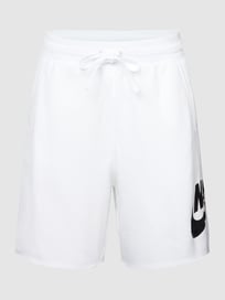 Korte broek met labelprint van Nike Wit - 11