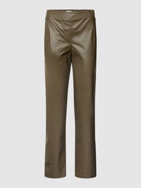 Broek in leerlook, model 'Vidagmar' van Vila Groen - 23