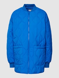 Steppjacke mit Strukturmuster von Jake*s Casual Blau / Türkis - 42