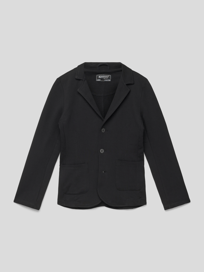 Blazer mit Reverskragen Modell 'festlich' von Blue Effect Grau / Schwarz - 23