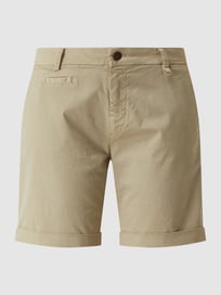 Korte chino met stretch van Mason's Wit - 27
