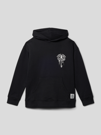 Hoodie mit Label-Print von Element Grau / Schwarz - 21