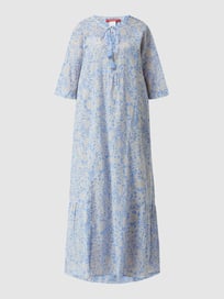 PLUS SIZE jurk van katoen, model 'Dedurre' van Marina Rinaldi Blauw / turquoise - 6
