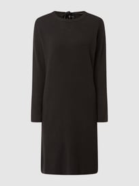 Strickkleid aus Wollmischung von Luisa Cerano Grau / Schwarz - 34