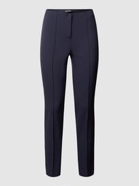 Stretchhose mit Bundfalten Modell 'ROS' Modell ROS von Cambio Blau / Türkis - 43
