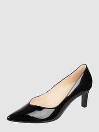 Pumps in laklook  van Högl Grijs / zwart - 28