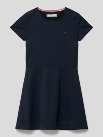 Kleid mit Label-Detail Modell 'PUNTO' von Tommy Hilfiger Teens Blau / Türkis - 15
