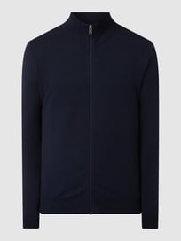 Strickjacke aus Pima-Baumwolle Modell 'Berg' von Selected Homme Blau / Türkis - 44
