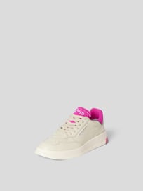 Sneaker aus Leder mit Label-Details von GHŌUD Rosa - 4