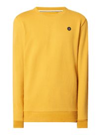 Sweatshirt van biologisch katoen, model 'Allen' van Anerkjendt Geel - 26