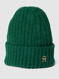 Muts met labelapplicatie, model 'FLUFFY' van Tommy Hilfiger Groen - 24