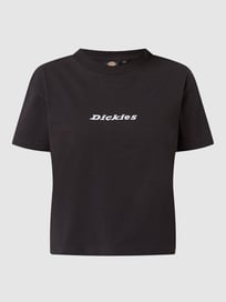 Boxy Fit T-Shirt aus Baumwolle Modell 'Loretto' von Dickies Grau / Schwarz - 21
