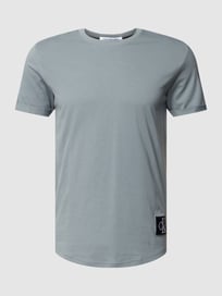 T-shirt met labeldetail van Calvin Klein Jeans Grijs / zwart - 45