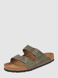 Sandalen van gewaxt leer, model 'Arizona' van Birkenstock Groen - 13