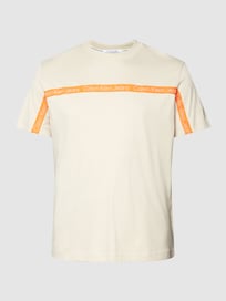 PLUS SIZE T-Shirt mit Logo-Stitching von Calvin Klein Jeans Plus Weiß - 6