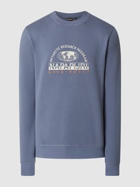 Sweatshirt mit Rundhalsausschnitt Modell 'Macas' von Napapijri Blau / Türkis - 17