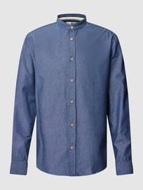 Regular fit vrijetijdsoverhemd met opstaande kraag, model 'LUKAS' van Anerkjendt Blauw / turquoise - 14