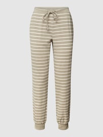 Hose mit Streifenmuster von Esprit Grün - 28