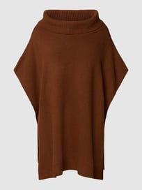 Poncho met rolkraag van s.Oliver RED LABEL Bruin - 40