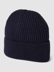 Beanie mit breitem Umschlag von s.Oliver RED LABEL Blau / Türkis - 35