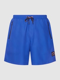 Badehose mit Label-Patch von Karl Lagerfeld Beachwear Blau / Türkis - 12