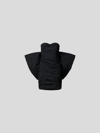 Minikleid mit Zier-Schleife von ROTATE BIRGER CHRISTENSEN Grau / Schwarz - 4