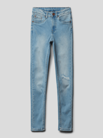 Jeans mit Label-Patch Modell 'SAISONAL' von Garcia Blau / Türkis - 34