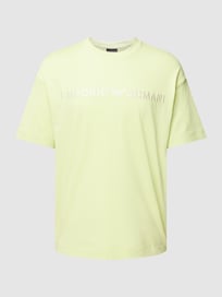 T-Shirt mit Label-Stitching von Emporio Armani Grün - 16
