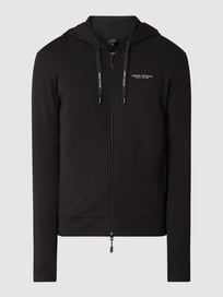 Sweatjacke mit Kapuze von ARMANI EXCHANGE Grau / Schwarz - 25