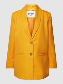 Blazer met strookzakken, model 'LIPPA-FREY' van Only Oranje - 4
