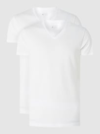 T-Shirt aus Baumwolle im 2er-Pack  von Jockey Weiß - 27