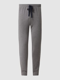 Lounge-Hose mit Stretch-Anteil  von Huber Bodywear Grau / Schwarz - 35