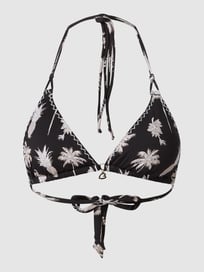 Bikini-Oberteil in Triangel-Form Modell 'Yero Seashell' von Banana Moon Grau / Schwarz - 28