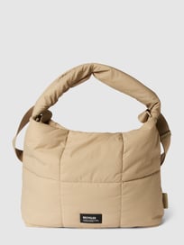 Tote bag in doorgestikte look van Marc O'Polo Wit - 6
