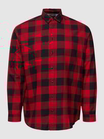 PLUS SIZE Freizeithemd mit Vichy-Karos von Jack & Jones Plus Rot - 33