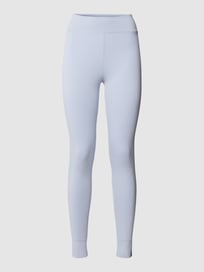 Legging met labeldetail, model 'Faribaa 2' van Armedangels Blauw / turquoise - 9