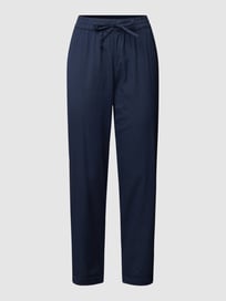 Stoffhose mit Leinen-Anteil Modell 'Maddie' von Fransa Blau / Türkis - 31
