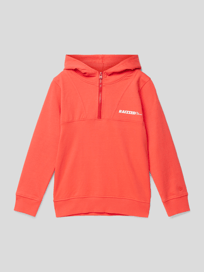 Hoodie mit kurzem Reißverschluss Modell 'WEBB' von Raizzed Rot - 4