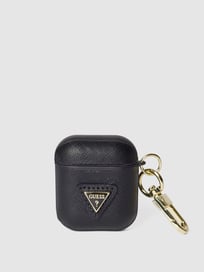 In-ear headphone case met labelapplicatie van Guess Grijs / zwart - 4