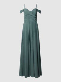 Abendkleid im Cold-Shoulder-Design von Mascara Grün - 25