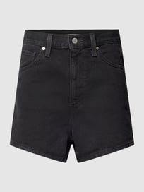 Korte jeans in 5-pocketmodel, model 'HIGH WAISTED MOM SHORT' van Levi's® Grijs / zwart - 36