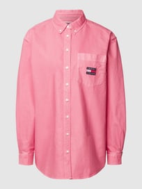 Overhemdblouse met labelpatch van Tommy Jeans Roze - 35