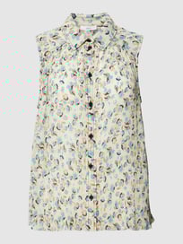 Blousetop met plissévouwen van Jake*s Casual Wit - 28