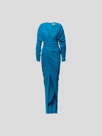 Maxikleid in Wickel-Optik von Alexandre Vauthier Blau / Türkis - 6