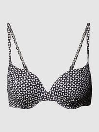 Bikini-Oberteil mit Allover-Muster von Marc O'Polo Blau / Türkis - 26
