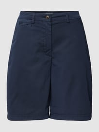 Korte chino met labelstitching van Tommy Hilfiger Blauw / turquoise - 12