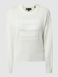 Pullover met geborduurd logo  van G-Star Raw Wit - 1